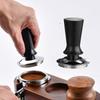 Flat/Thread Base Stainless Steel Coffee Tamper 51mm/53mm/58mm Spring Loaded Tamper Coffee Shop