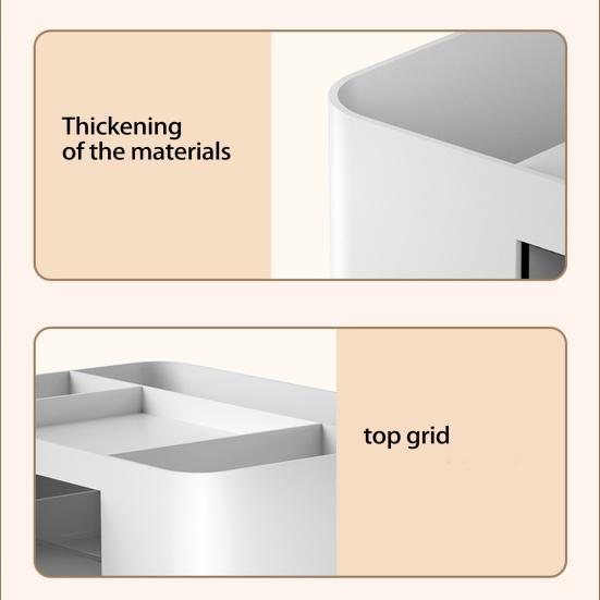 Ящик для хранения косметики, перегородка для хранения канцелярских товаров, прочный держатель с несколькими сетками, держатель для хранения канцелярских принадлежностей для студентов, прочный магазин