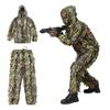 Men Women Kids Outdoor Ghillie Suit Jungle Suit Cs Training Leaves Clothing