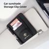 Car Stickers For Alfa Romeo Car Visor Storage Bag ID Card Glasses Organized Clip For Alfa Romeo Giulietta Mito 159 Giulia Stelvi