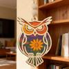 Elegant Owl Design Suncatchers with Story Card Door Window Decoration Perfect Gift for Special Event Outdoor Indoor