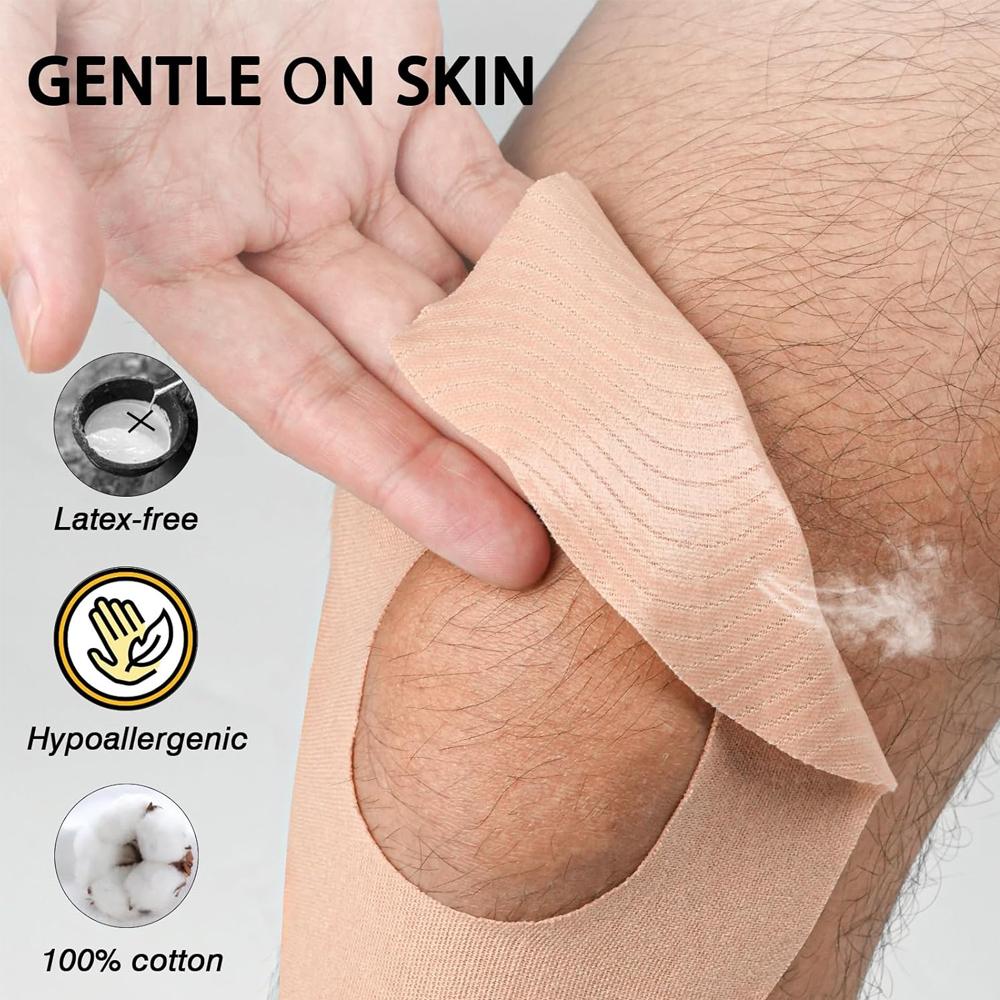 1/5/10 шт. Кинезиотейп для коленей для облегчения боли Эластичный водонепроницаемый спортивный тейп для колена для поддержки, стабильности, спорта