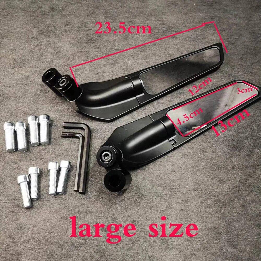 For BMW F650 F750 F850 F800 F700 R1200GS R1250 R1200 Motorcycle Fixed Wind Wing Competitive Rearview Mirror Reversing Mirror