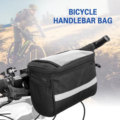 Изолированная передняя сумка для велосипеда, сумка на руль велосипеда MTB, сумка-холодильник для корзины со светоотражающей полосой
