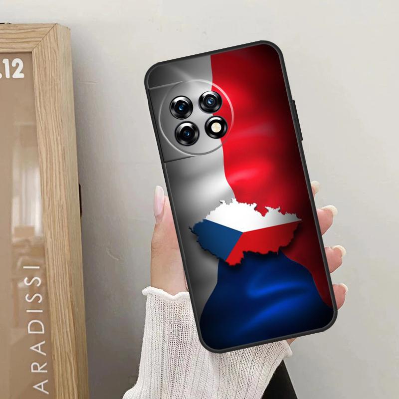 Чехия Чехол с флагом Чехии для OnePlus 12R 12 11 9 10 Pro 10R 10T OnePlus Nord 3 2T N10 N20 CE 2 Lite CE4 Обложка