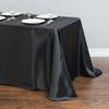 Soft Thick Solid Color Wedding Party Banquet Satin Table Decorations Table Cover Tablecloth