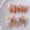 Nail Art Rhinestones Multi-purpose DIY Glittery 3D Manicure Craft Pile Rhinestones Ornaments for Girl