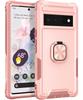 Pixel 6 Cases Heavy Duty Drop Protection Kickstand Rugged Shockproof/Dust Proof 3-Layer Phone Case For Google Pixel 6 Pro