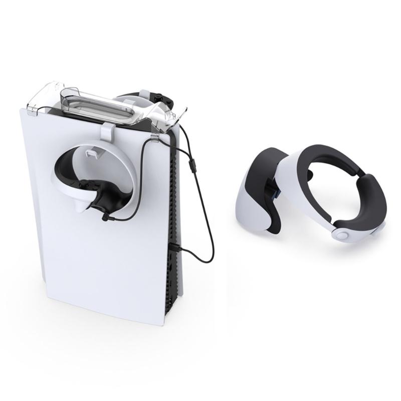 Game Console Charging Stand VR Display Glasses Holder with Charging Cable VR Hanger For Game Accessaries