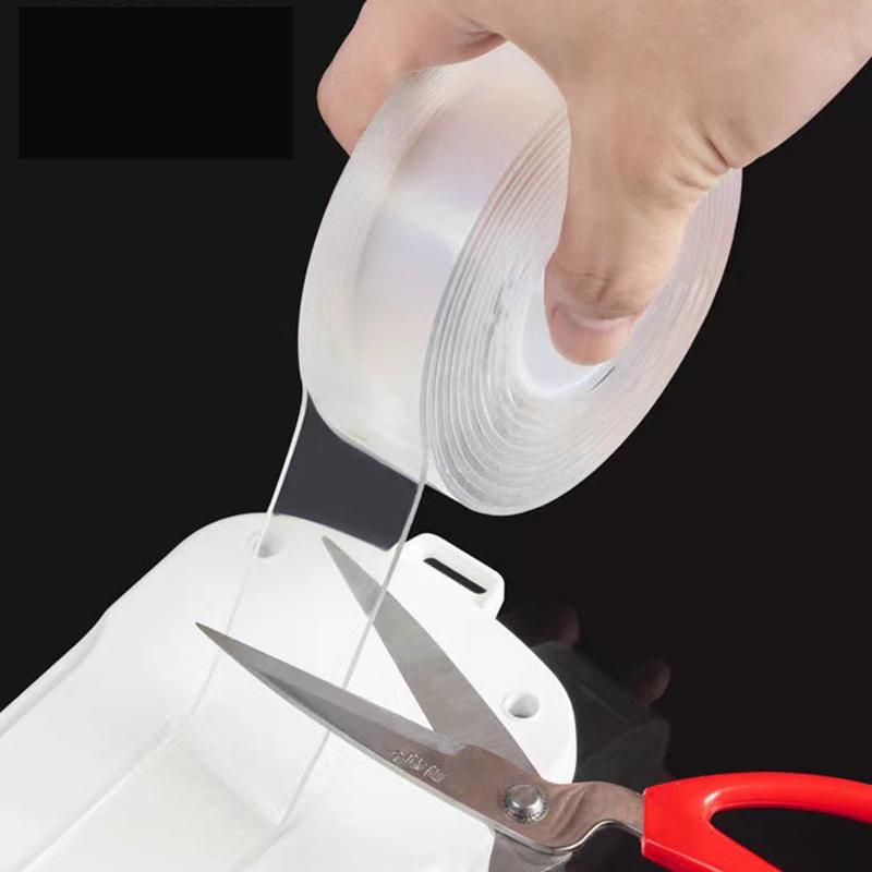 Двусторонняя клейкая лента, прочная, прозрачная, нано, двухсторонняя клейкая лента, водонепроницаемая, многоразовые настенные наклейки, супер прочная