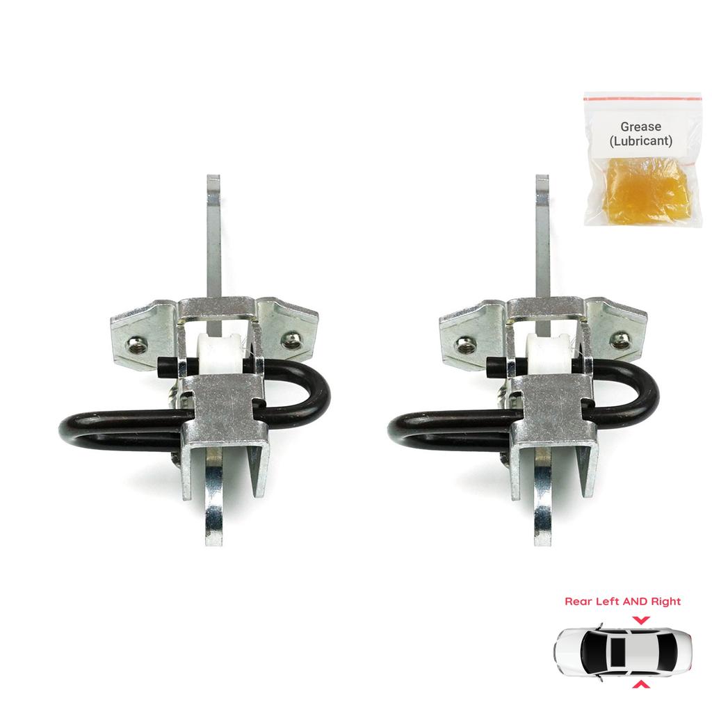 BDP1069-1 2 Pieces Rear Left AND Right Door Catch Hinge Brake Stop Check Strap Limiter for BMW 5 Series E39 1995-2004 4/5-Door 51218159256