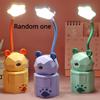 1pcs Cute Animal LED Desk Lamp Foldable Dimmable Table Light Temperature Adjustable Learning Portable Lamp