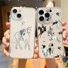 Для iPhone 15 14 13 12 mini 11 Pro Max XS X XR SE 7 8 Plus мягкий прозрачный силиконовый чехол Арт с животными Лошадь Роскошный чехол для телефона