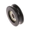 For Slide Door Window U Groove Roller Pulley 626 Bearing Steel Bearing Roller Injection-Coated U-Shaped Pulley Wheel