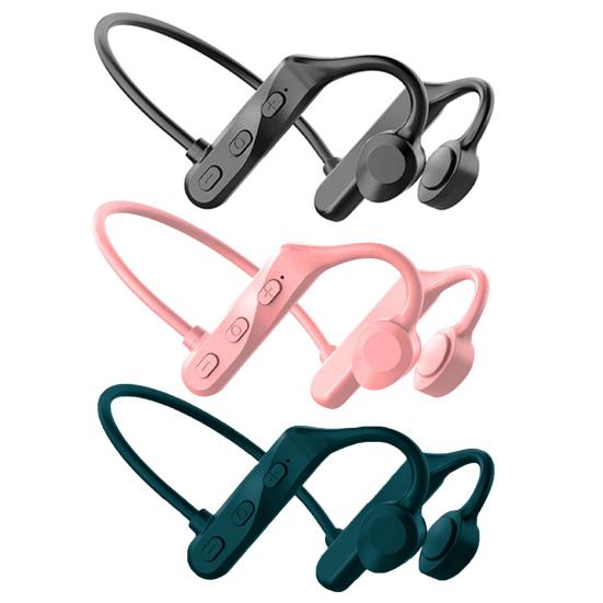 Наушник с костной проводимостью 3D Стерео Бас Заушный крючок Bluetooth-совместимый 5 Спортивные наушники Беспроводные