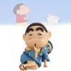Adorable Crayon Shin-chan Figurine In Kimono Pvc Anime Car Dashboard Decoration