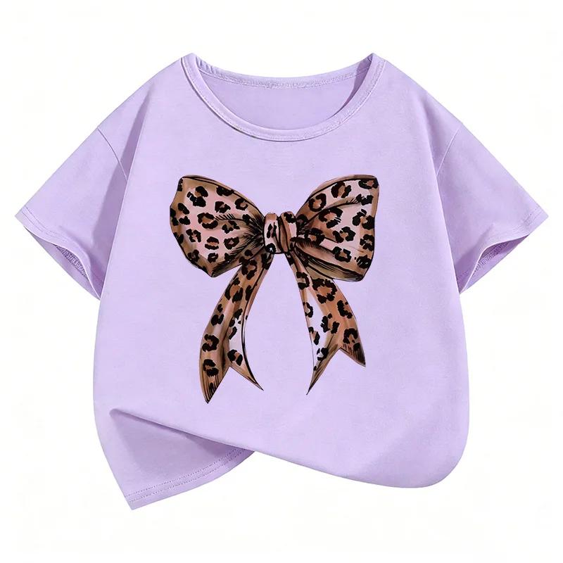Nickelodeon Bestselling Butterfly Knot Printed 100 Cotton TShirt for Children Cute SummerSeasonal Top