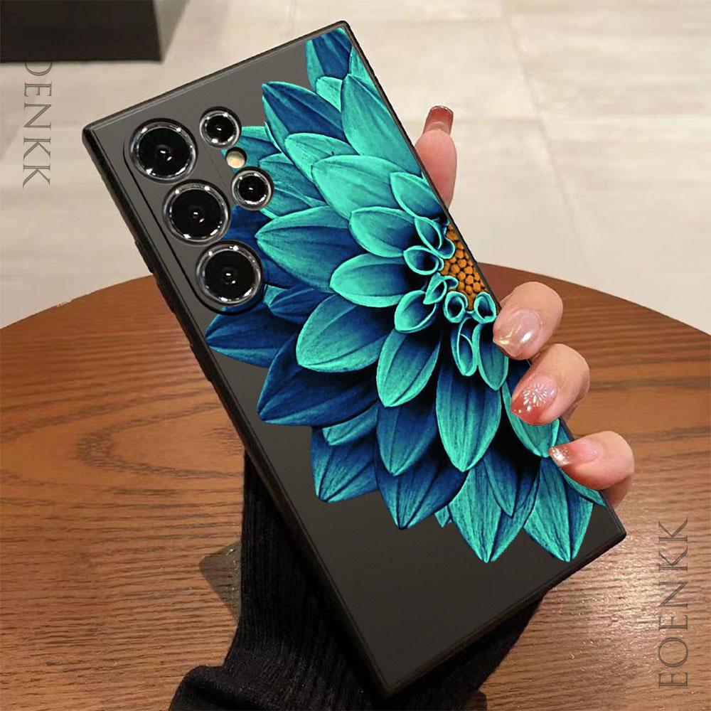 Модный персональный чехол для телефона с подсолнухом для Samsung Galaxy S24 S23 S22 S21 S20 Ultra Plus FE A32 A52 53 54 A71 A72 A73 5G