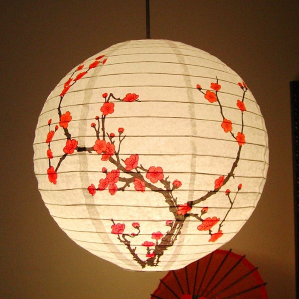 National Day Toys Gifts Temple Fair Decoration Paper Lantern Lampshade Flower Lantern Round Lamp