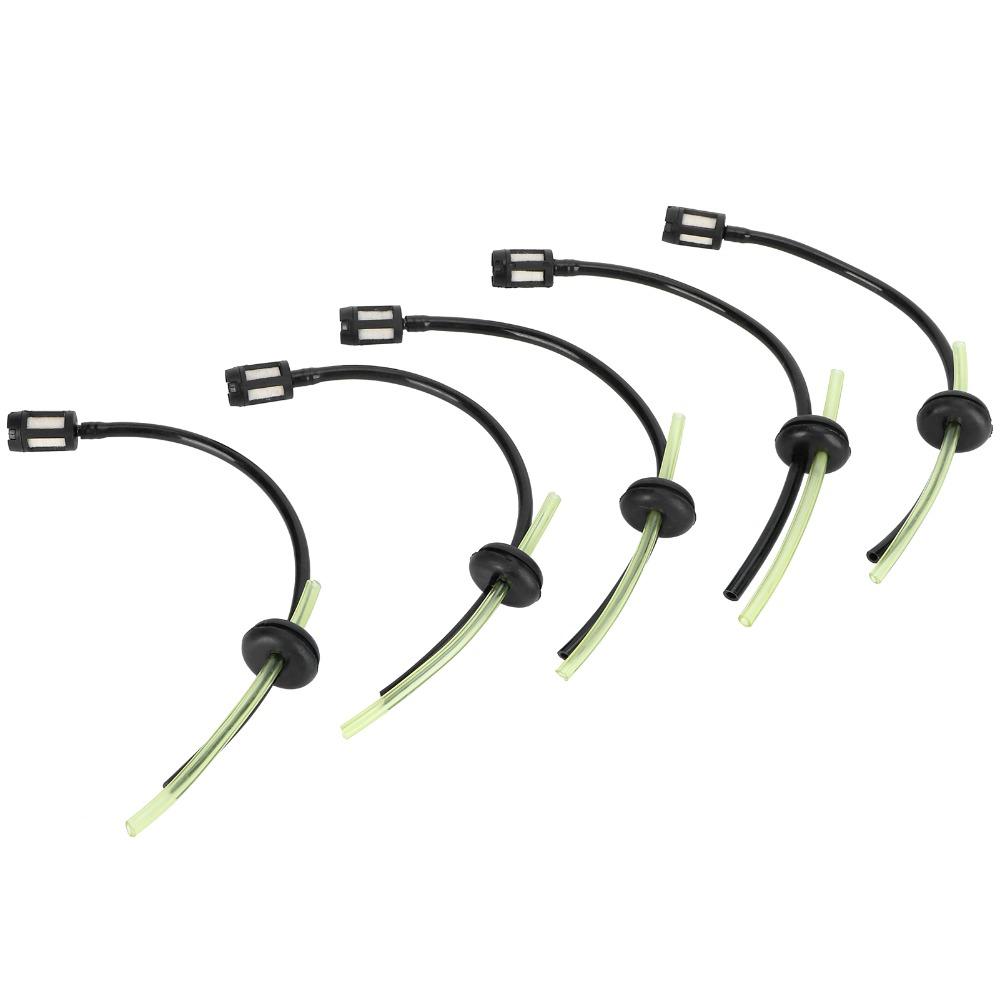 10pcs Black and Green Fuel Line Hose Assembly Plastic Fuel Filter Grommet Kit for GX35