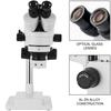 3.5X-90X Simul-Focal Stereo Microscope 360°Swiveling Trinocular Stereo Microscope with Dual Arm Boom