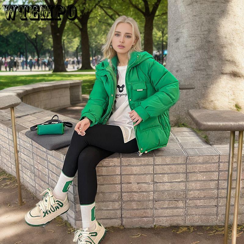 Winter Large Size Thin Thickened Bread Clothing Short Down Cotton Jacket Cotton Clothing Female Small Person Jacket