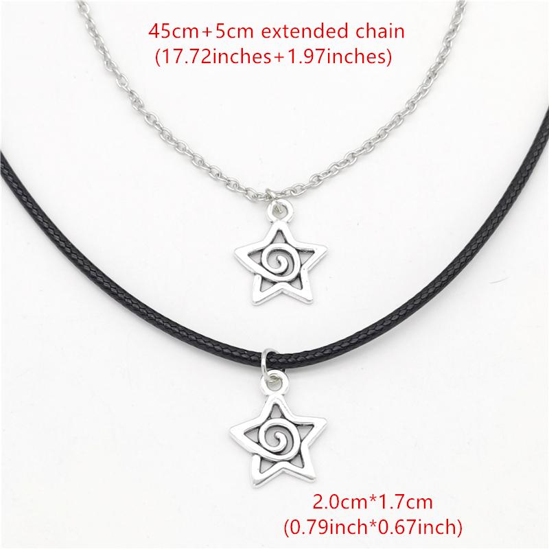 Модное античное серебряное ожерелье с подвеской в ​​форме звезды для женщин, милые ювелирные изделия со звездами, подарки на вечеринку