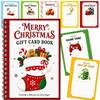 Holographic Christmas Gift Card Booklet Christmas Theme Christmas Gift Card Holder  Family Friends