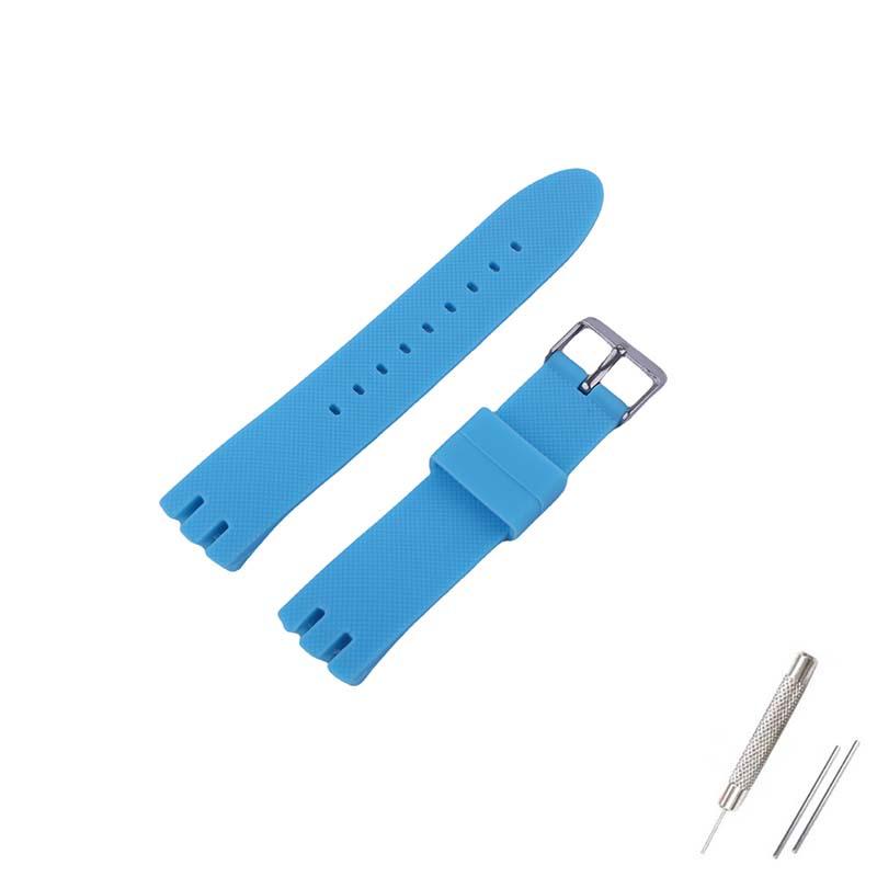 Силиконовый ремешок для часов Swatch Мужские и женские модели YTS401/402/409/713YTB400