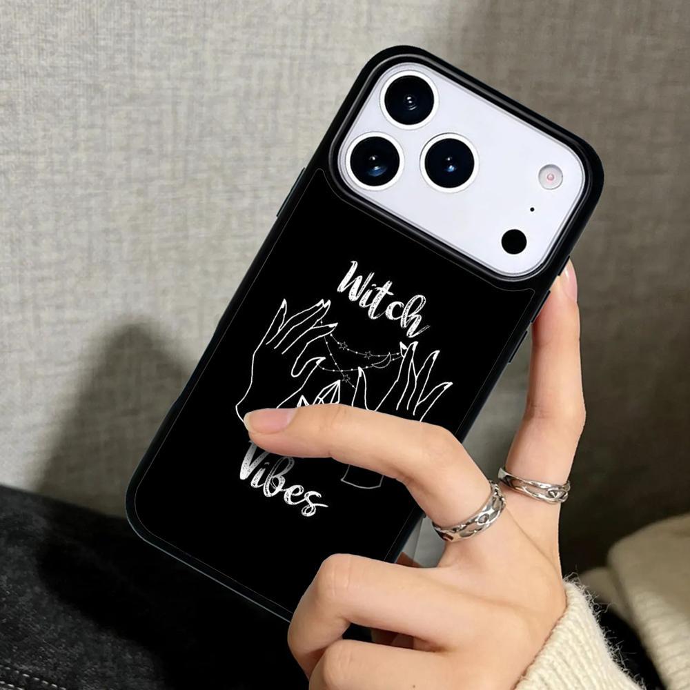 Чехол Case для iPhone 17 Air 16 Pro Max 15 Plus 11 13 Mini 14 12 Задняя крышка телефона Ведьма Магия