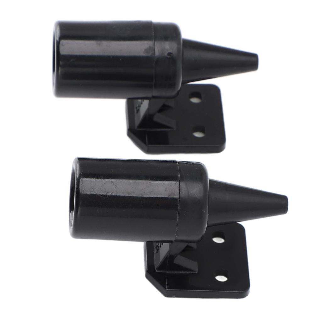 1 пара свистков для оленей, предупреждающий свисток для автомобилей, грузовиков, мотоциклов, черный