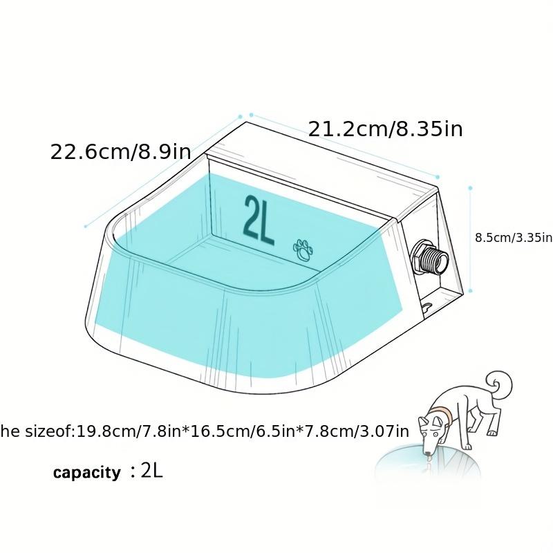 Автоматический диспенсер для воды для собак, кошек и домашнего скота — емкость 2 л