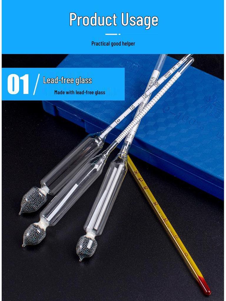 Winemaking Alcohol Meter 0-100° Tester