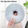Ear Piercing Pillow for Side Sleepers, Donut Pillow with Hole for Ear Pain Relief Neck Head Support Protector for Healing Ear