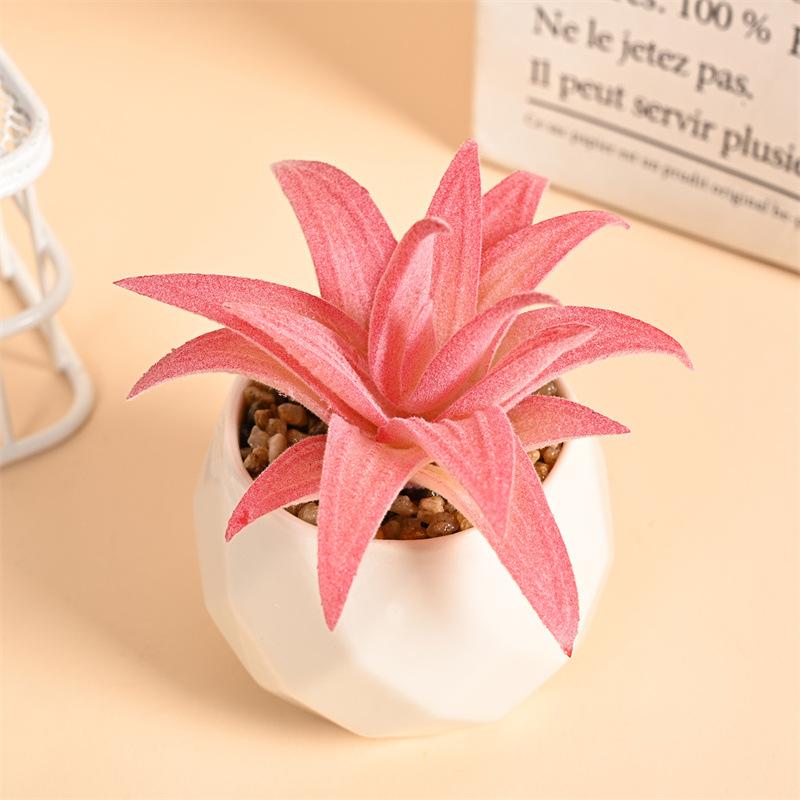 Мини Набор Искусственных Суккулентов Реалистичный Искусственный Кактус Бонсай для Дома, Рабочего Стола, Не Требующий Ухода, Реалистичное Украшение