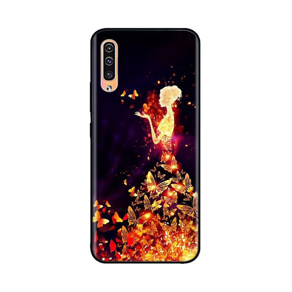 Для Samsung Galaxy A50 A50S A30S Чехол Мягкая Черная Силиконовая Задняя Крышка Чехол для Телефона Для Samsung A 50 A 50 30 S Fundas Coque Бампер