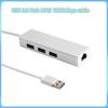 Алюминиевый USB 3.0 RJ45 Gigabit Адаптер и 3-портовый концентратор
