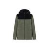 Champion Series Color Block Zipper Hooded Thick Jacket Men Jacket Olive-Green Basic-Black 152340718-5