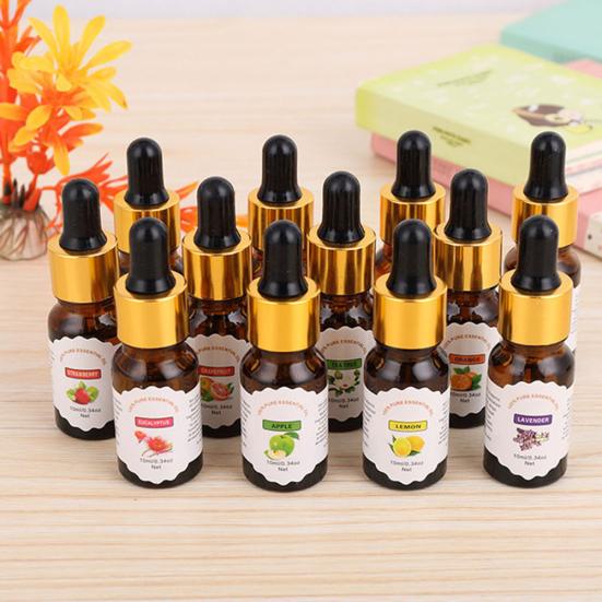 10 мл/бутылка натурального эфирного масла для ароматерапии для увлажнителя ароматической лампы