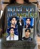 Винтажная ретро футболка с принтом Mingyu 90-х, Визуальная футболка с графикой K-Pop бойз-бэнда, Подарок для фаната корейского айдола