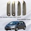 Автоаксессуары Накладки на ручки дверей Автонаклейки Для Honda Fit Jazz 2007 2008 2009 2010 Высококачественный Хром для экстерьера автомобиля