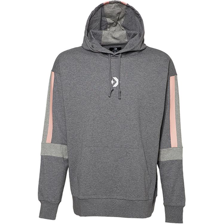 Converse LW Contrast Panel PO Sweatshirt Men's Gray 10017020-A03