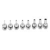 8 Pcs Stainless Steel Hot Air Gun Nozzle Heat Resisting Nozzle for 850 Heat Gun 3~12mm