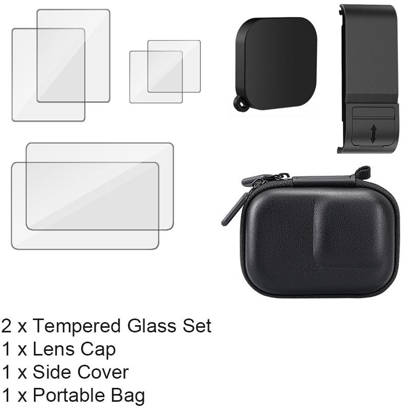 Защитная пленка для экрана GoPro Hero 13, силиконовый чехол, защита из закаленного стекла, сумка, крышка для объектива для Go Pro Hero 13 Black, аксессуары
