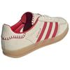 adidas Оригинальные Gazelle Устойчивые к истиранию Низкие Скейтбордические кроссовки Женские Бежевый Красный JS1402