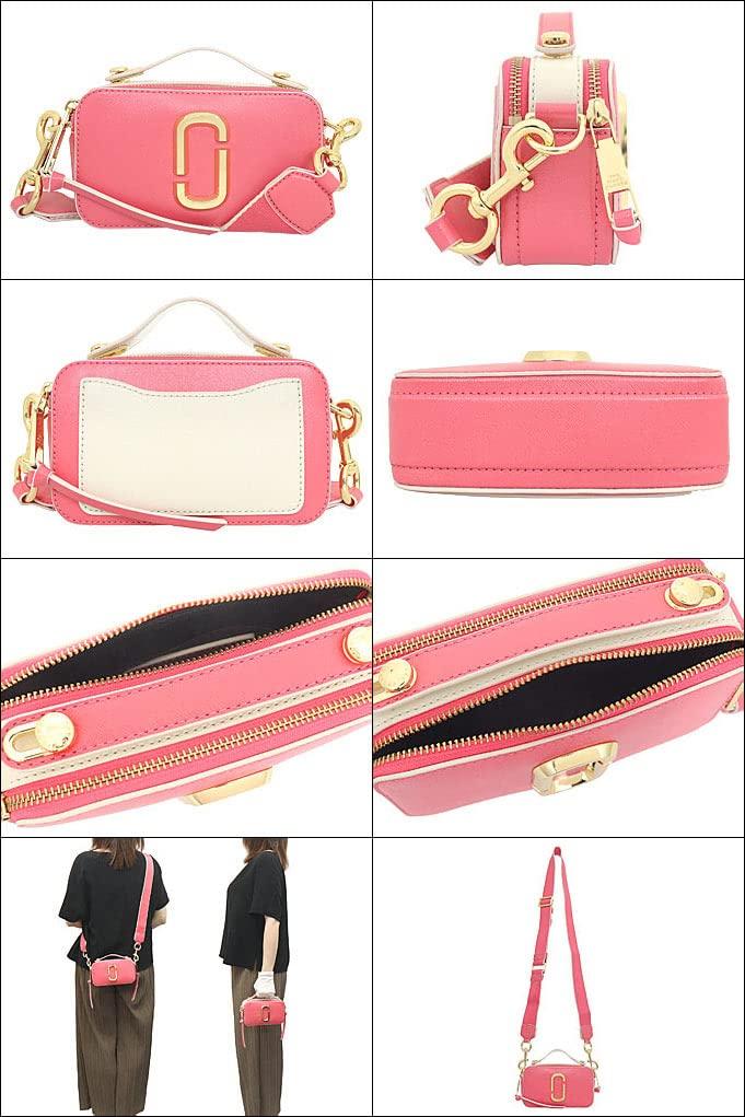 Сумка M0015797 Плоская розовая кожаная сумка для фотокамеры с логотипом Double J и ручкой сверху [Marc Jacobs] (Рюкзак) Женский [Бренд] [Товар]