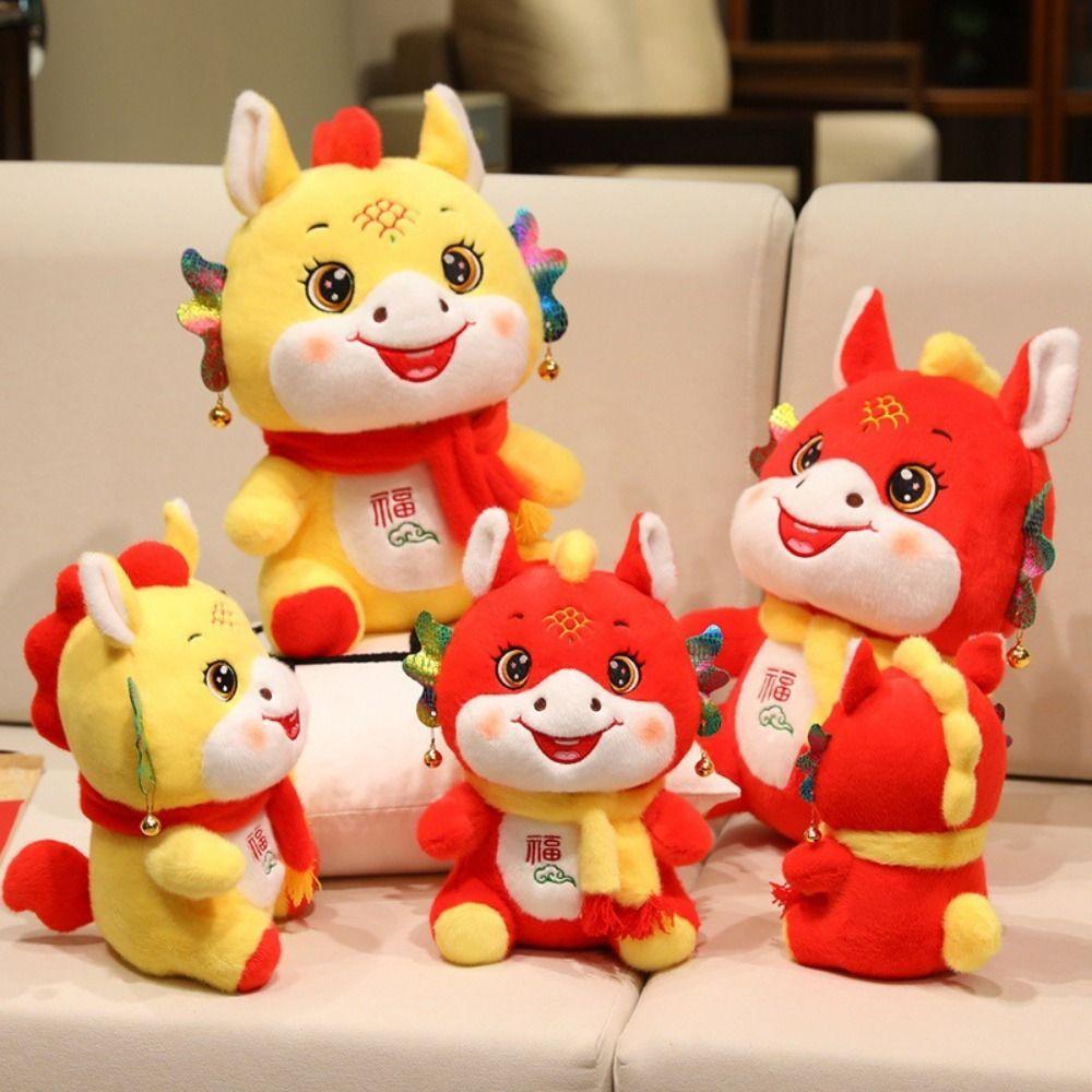 Soft Stuffed Lucky Pony Plush Toys Letter Print Horse Year Mascot Children Toys