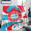 1pc FC Bayern Munich Print Flannel Blanket, High quality Comfortable for All Seasons, Home Decor, Warmth and Comfort, Perfect for Christmas Gifts48