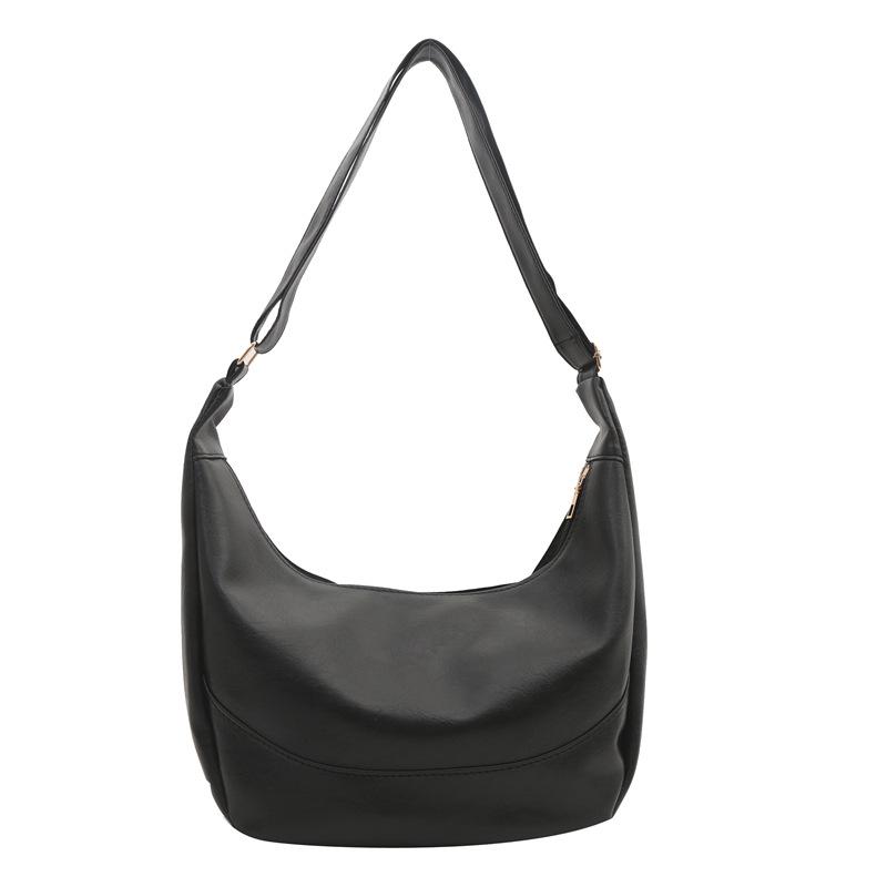 Повседневная сумка большой вместимости женская 2024 новая сумка-пельмень в стиле ретро простая и универсальная сумка-мессенджер