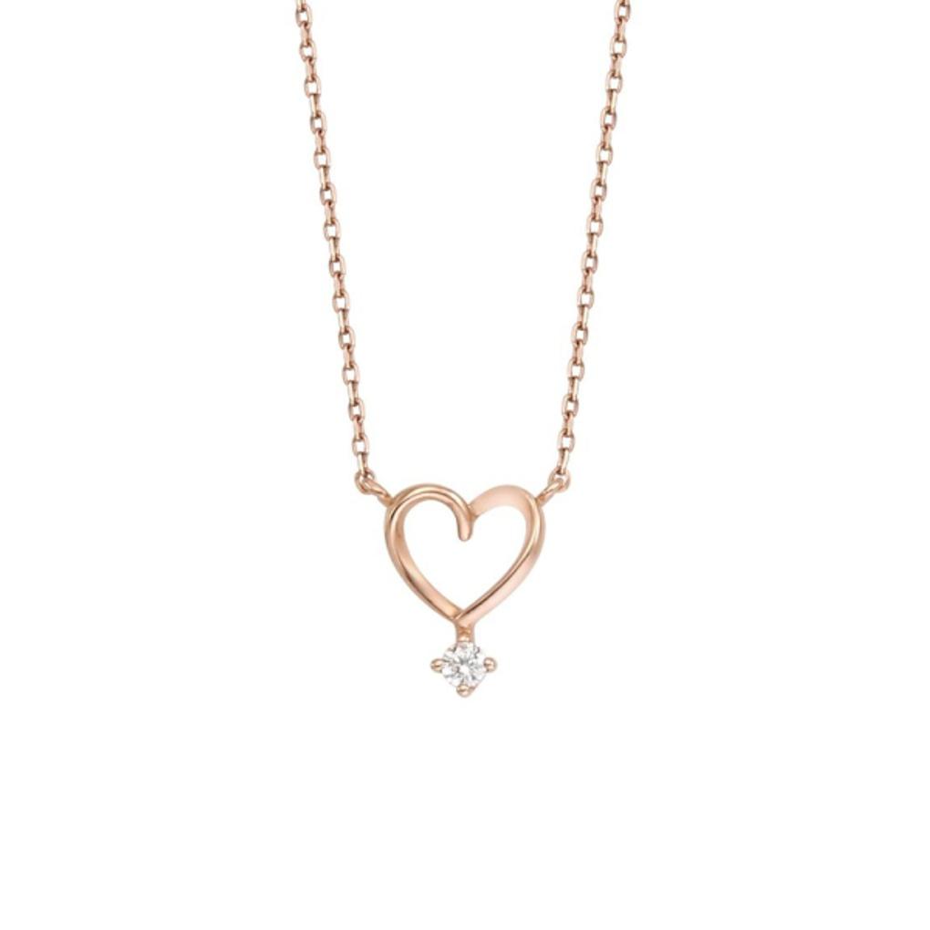 LLOYD Wave Heart Ring 10K GOLD Gold Necklace LNT18007T